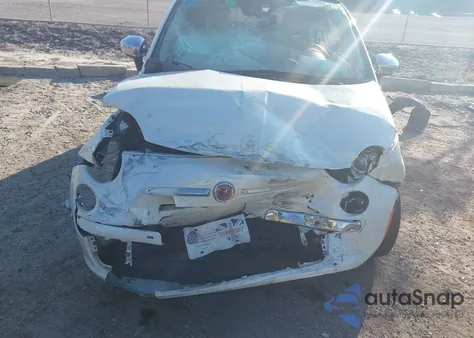 2012 Fiat 500C Lounge из США, поврежденный, VIN 3C3CFFER9CT381381